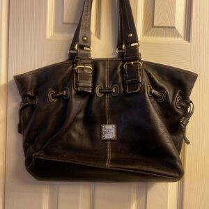 Dooney & Bourke Brown Leather Tote Bag